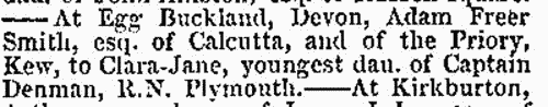 Deaths, Marriages, News and Promotions (1840)