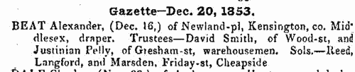 Trustees and Solicitors (1854)