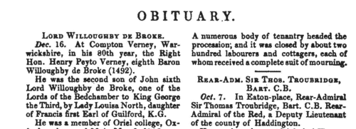 Deaths, Marriages, News and Promotions (1853)