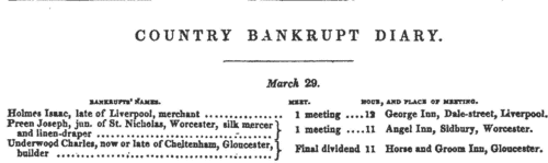 Bankrupts outside London (1824)
