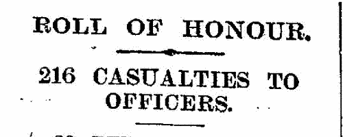 Soldiers died of wounds 
 (1916)