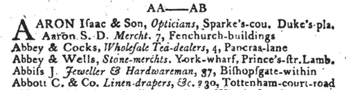 London Traders (1814)