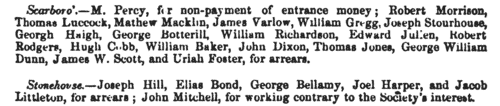 Carpenters Excluded from the Union: Bristol
 (1863)