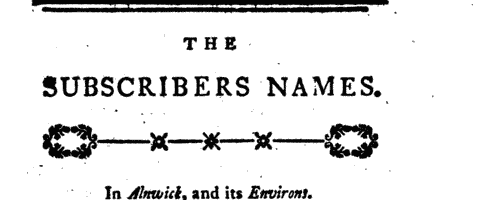 Subscribers to The Accomptant's Oracle: Darlington
 (1771)