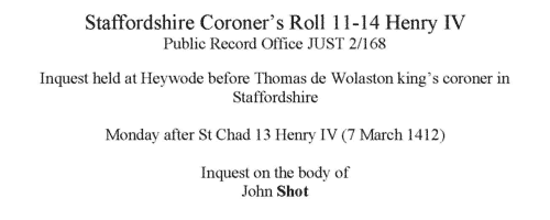 Staffordshire Jurors (1412)