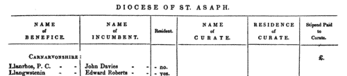 Monmouthshire Curates (1850)