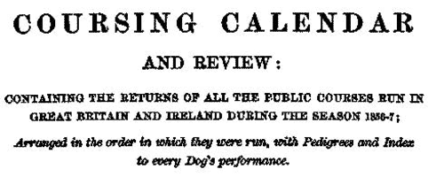 Hare Coursing Competitors at Everley (1856)