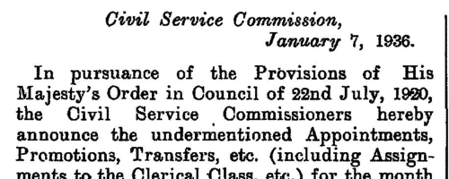 Inland Revenue Department Officials (1935)